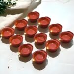 water sensor diya LED set pack of 6 warm orange glow