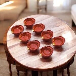 led water sensor diya floating in water bowl diwali decoration