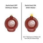 electric water sensor diya for puja thali navratri decoration