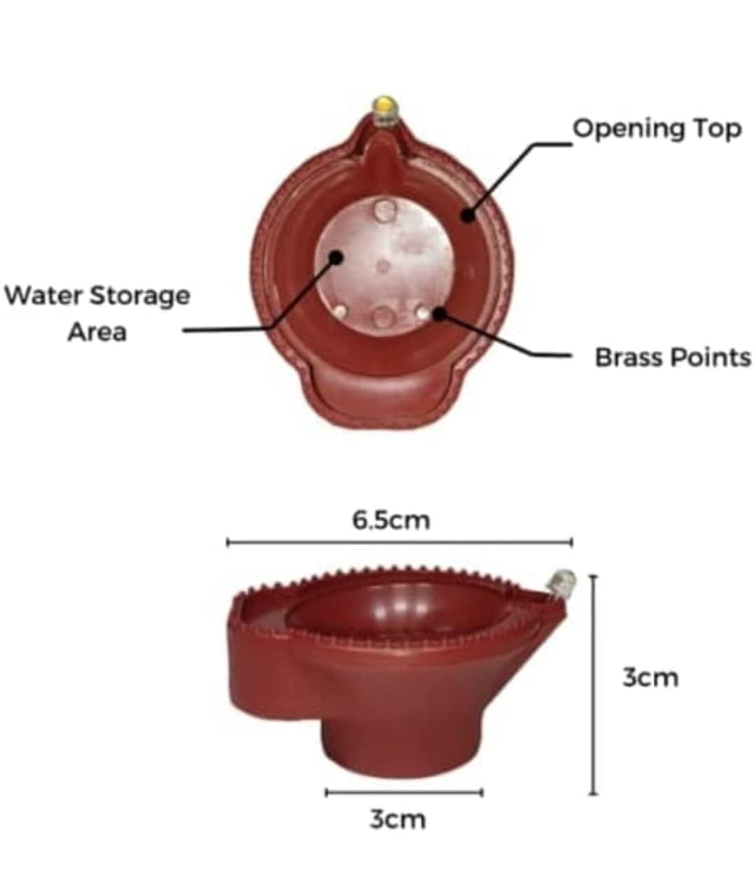 water sensor diya battery operated auto on off mechanism