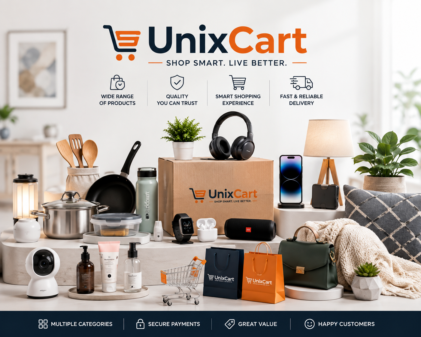 UnixCart online shopping products