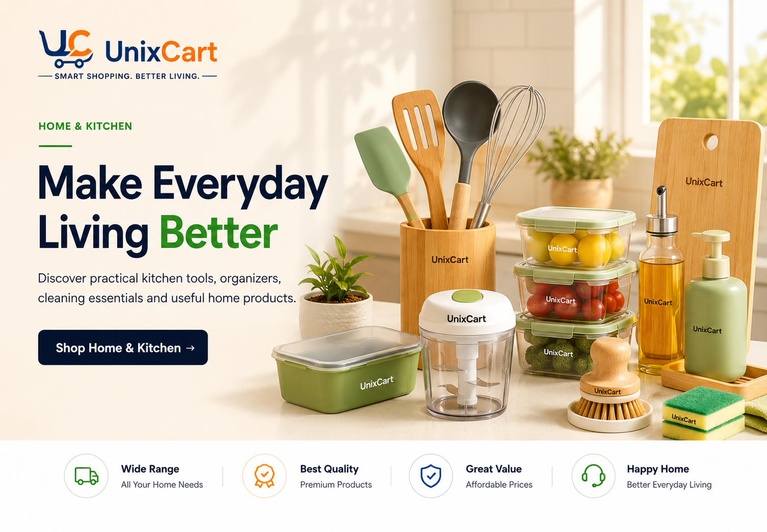 unixcart Home & Kitchen catagory logo