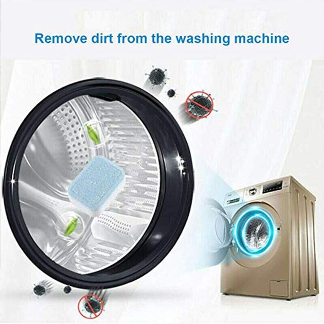 how to use washing machine cleaner tablet front load drum