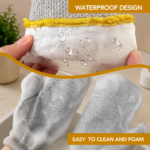 reusable steel cleaning gloves for household cleaning