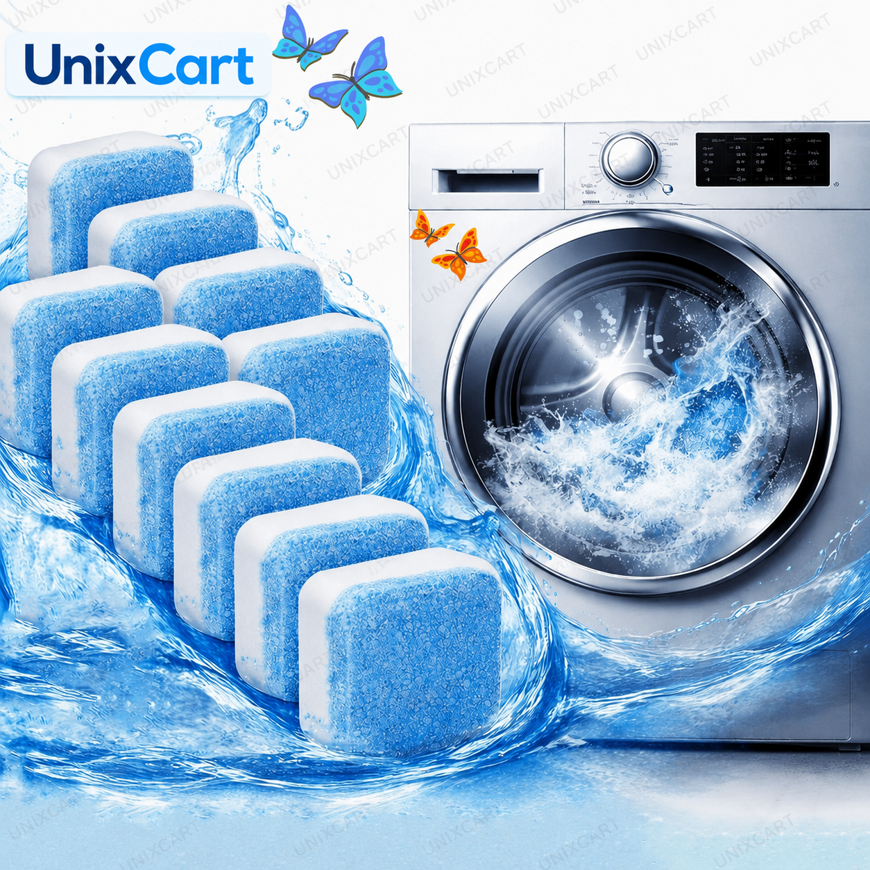 Washing machine cleaning tablets 10 pack