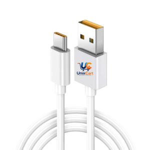 White Type-C 2.4A USB cable 1 metre