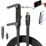 240W Type-C fast charging cable with foldable stand