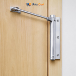 Automatic door closer adjustable spring loaded