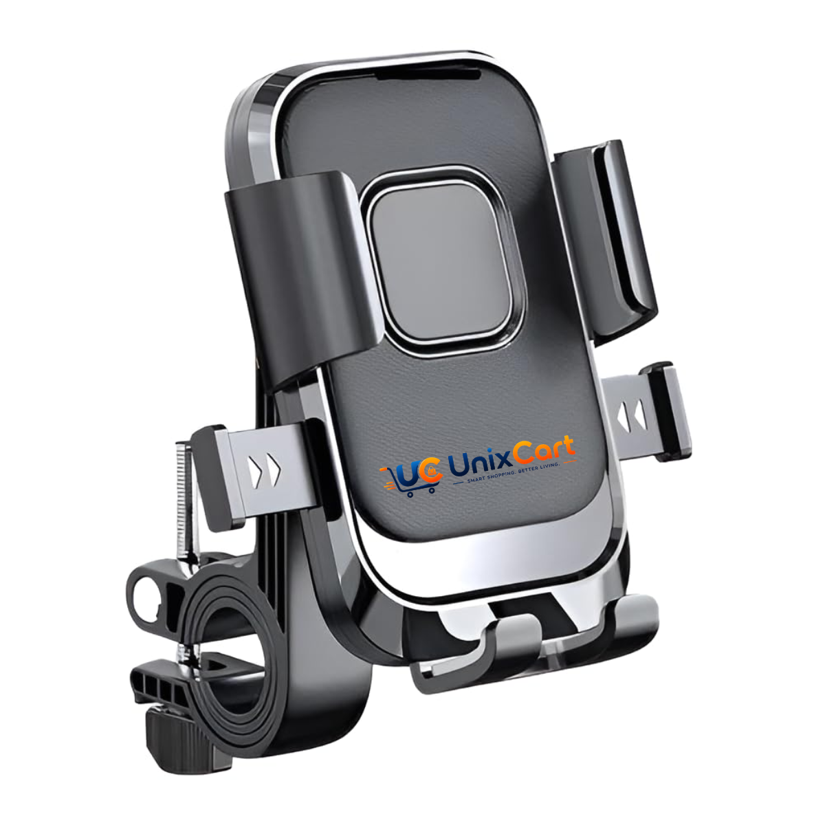 Bike Phone Holder – 360° Rotating One-Touch Lock Handlebar Mobile Mount