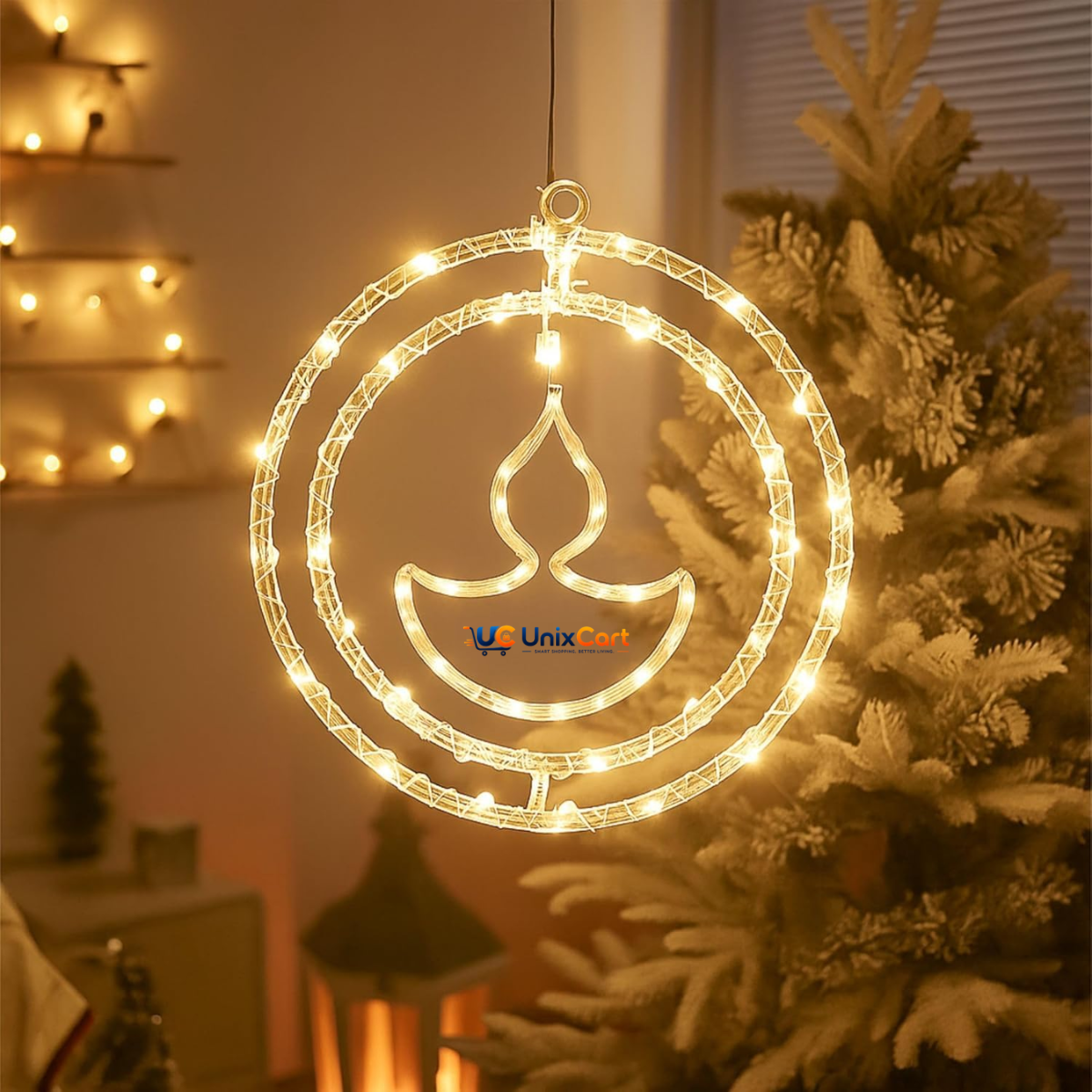 Diya Pendant Hanging Lights: 1 Best 30 CM Festive LED Lamp