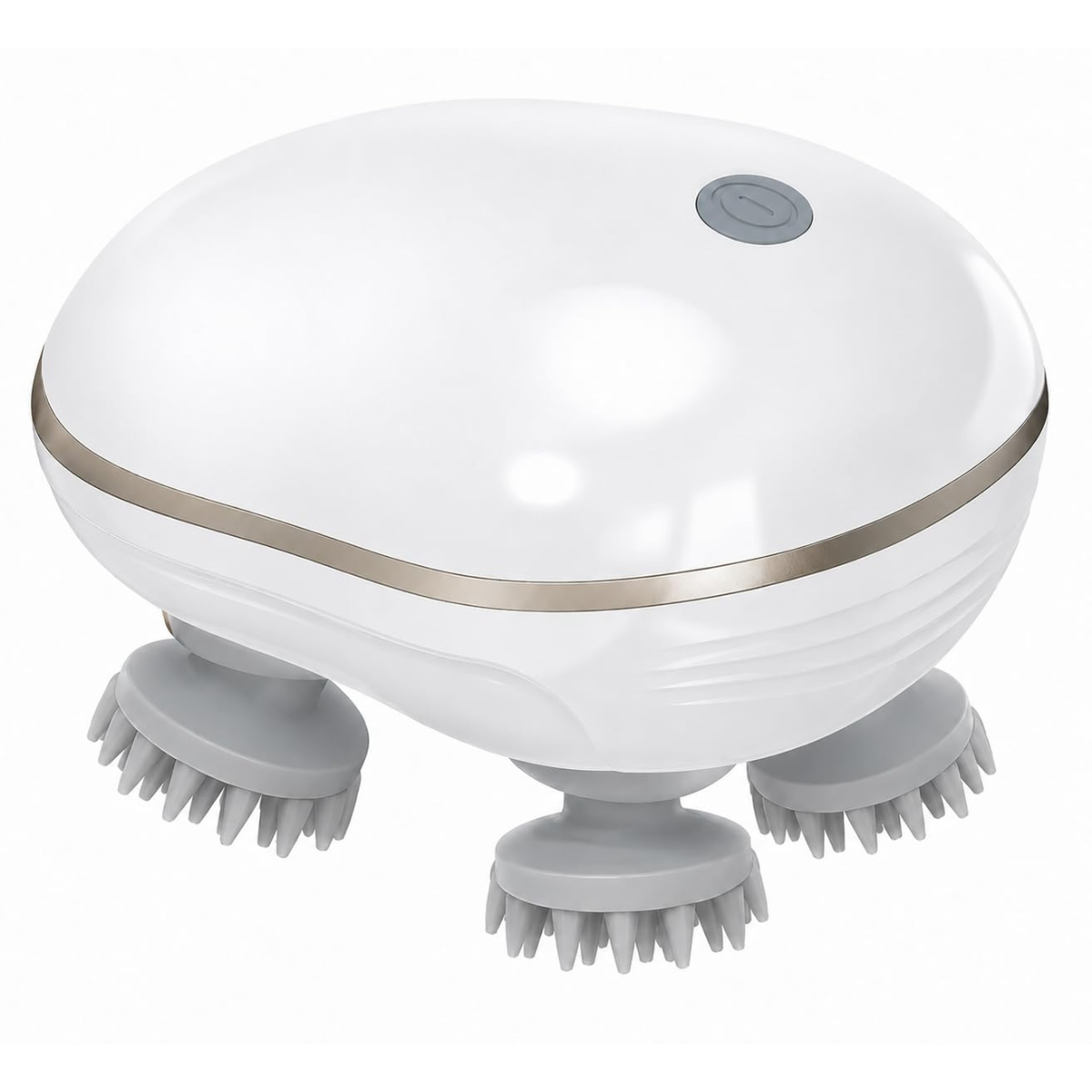 Rechargeable electric scalp massager for hair care