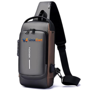 Fashion side bag with password lock compartment
