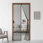 Magic mesh magnetic mosquito net on main door