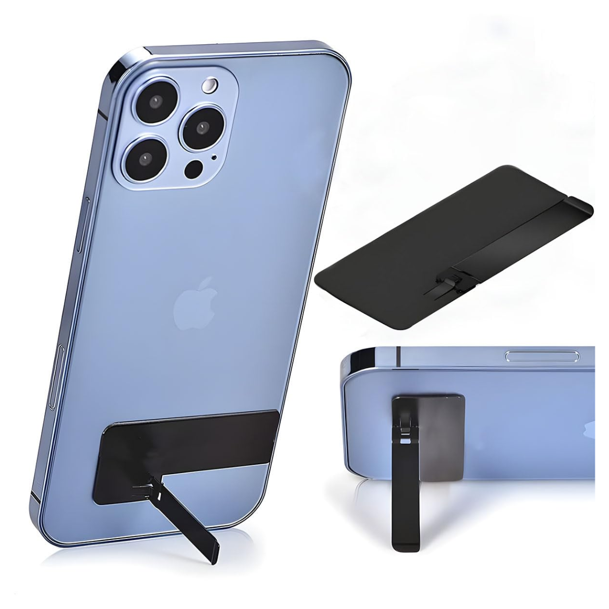 stick-on phone stand, invisible phone kickstand, phone kickstand attachment