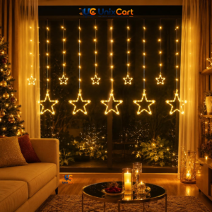 12 LED star string light warm white