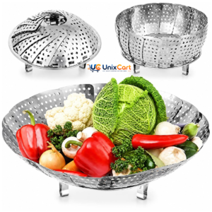 Steel vegetable steamer basket stainless steel