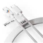 1 metre braided Type-C to Type-C cable