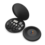 60W travel data cable set with all connectors laid out