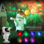 Astronaut Galaxy Projector Light with Remote Control – Star & Nebula Night Lamp