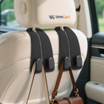 Car Seat Headrest Double Hook 2 Pack – Leather Bag & Purse Holder