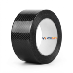 Black carbon fiber tape for car protection