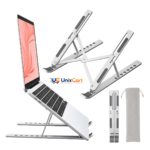 Stand adjusted to different viewing angles