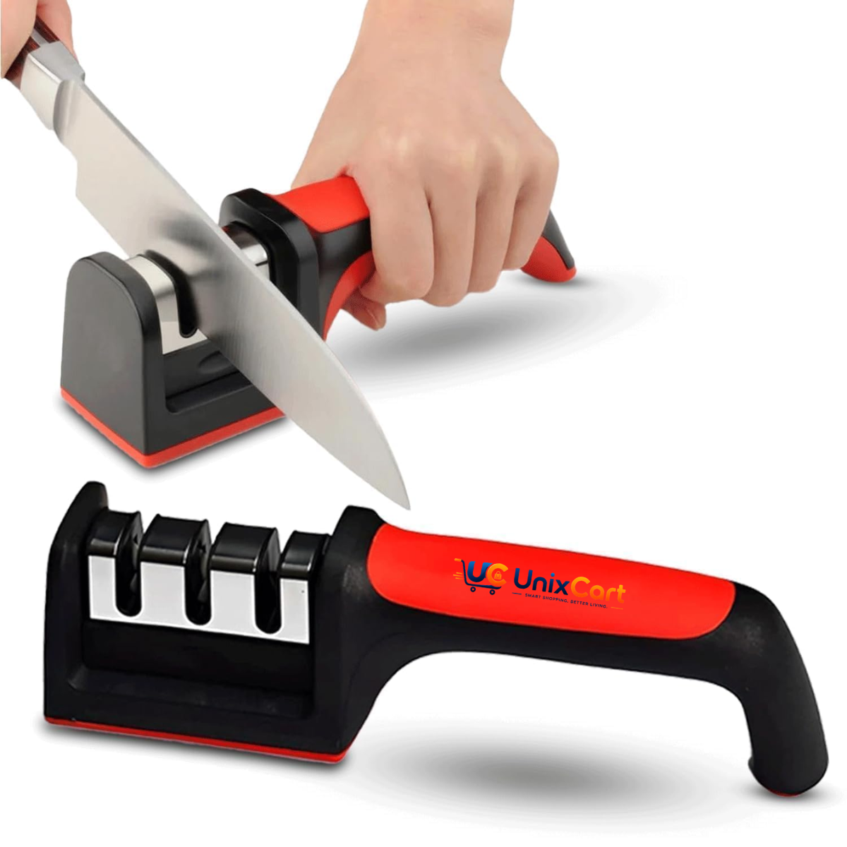 Manual Knife Sharpener – 3 Stage Kitchen Tool