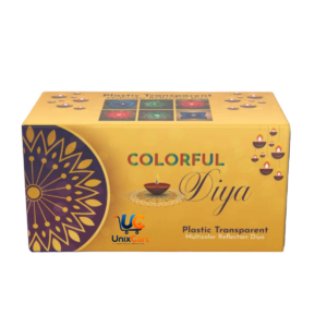 3d reflection diya 12 pcs set glowing with geometric light reflections on floor