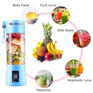 USB rechargeable portable 6-blade juicer