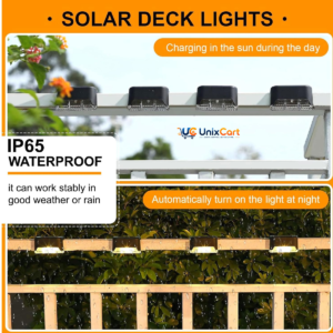 Waterproof solar LED step light for garden