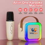 K12 Bluetooth Speaker with Mic for Family Karaoke, Kids' Entertainment, and Outdoor Parties
