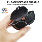 Leather-style case for AirPods Pro 2 charging case