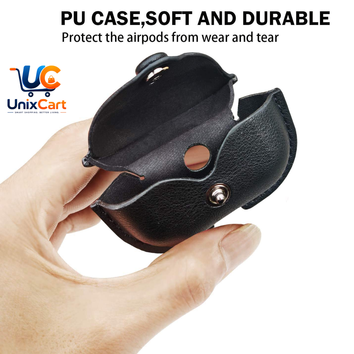 Leather-style case for AirPods Pro 2 charging case
