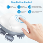 Electric scalp massager for relaxation and scalp care