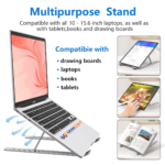 Stand folded flat with storage bag