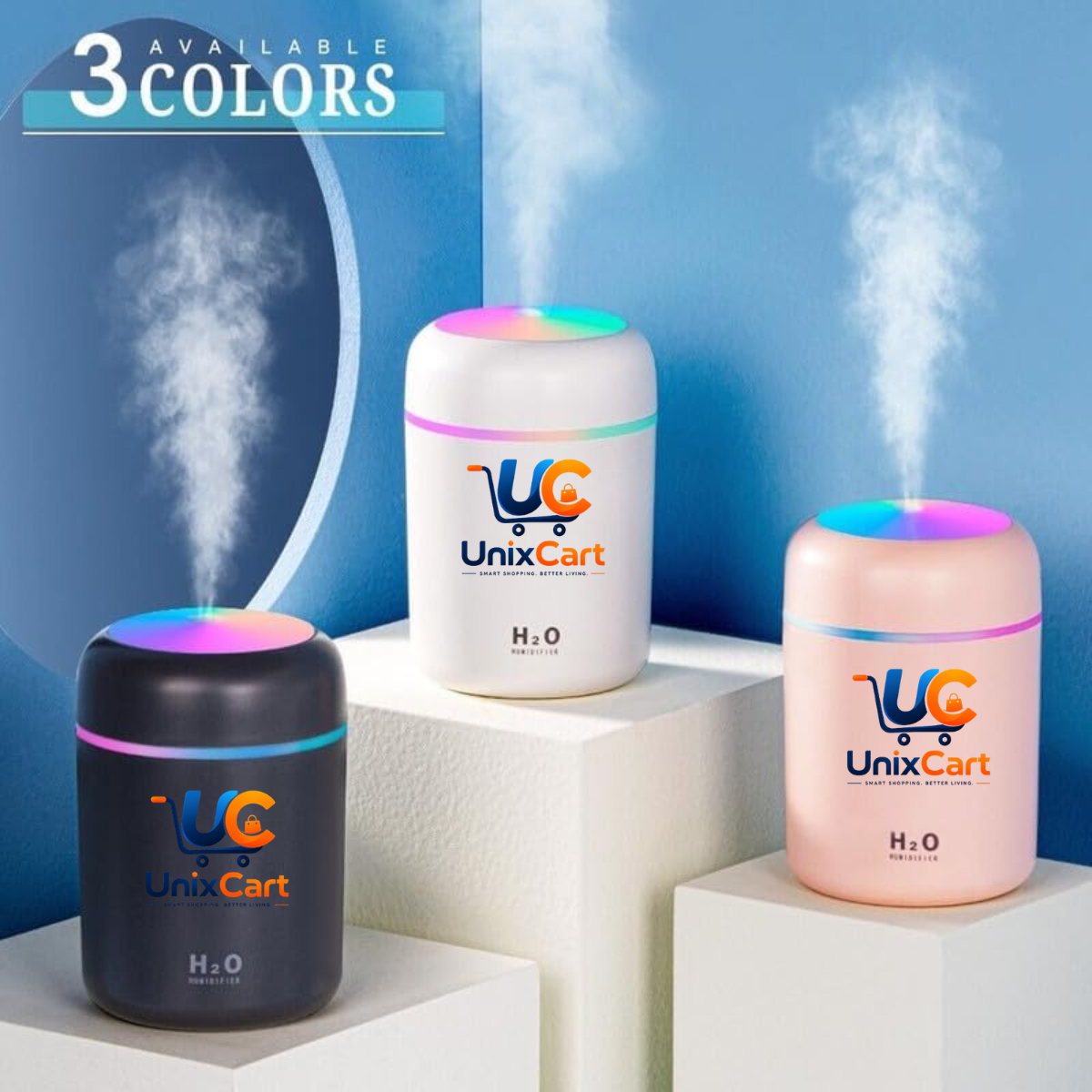 Mini H2O humidifier and aroma diffuser