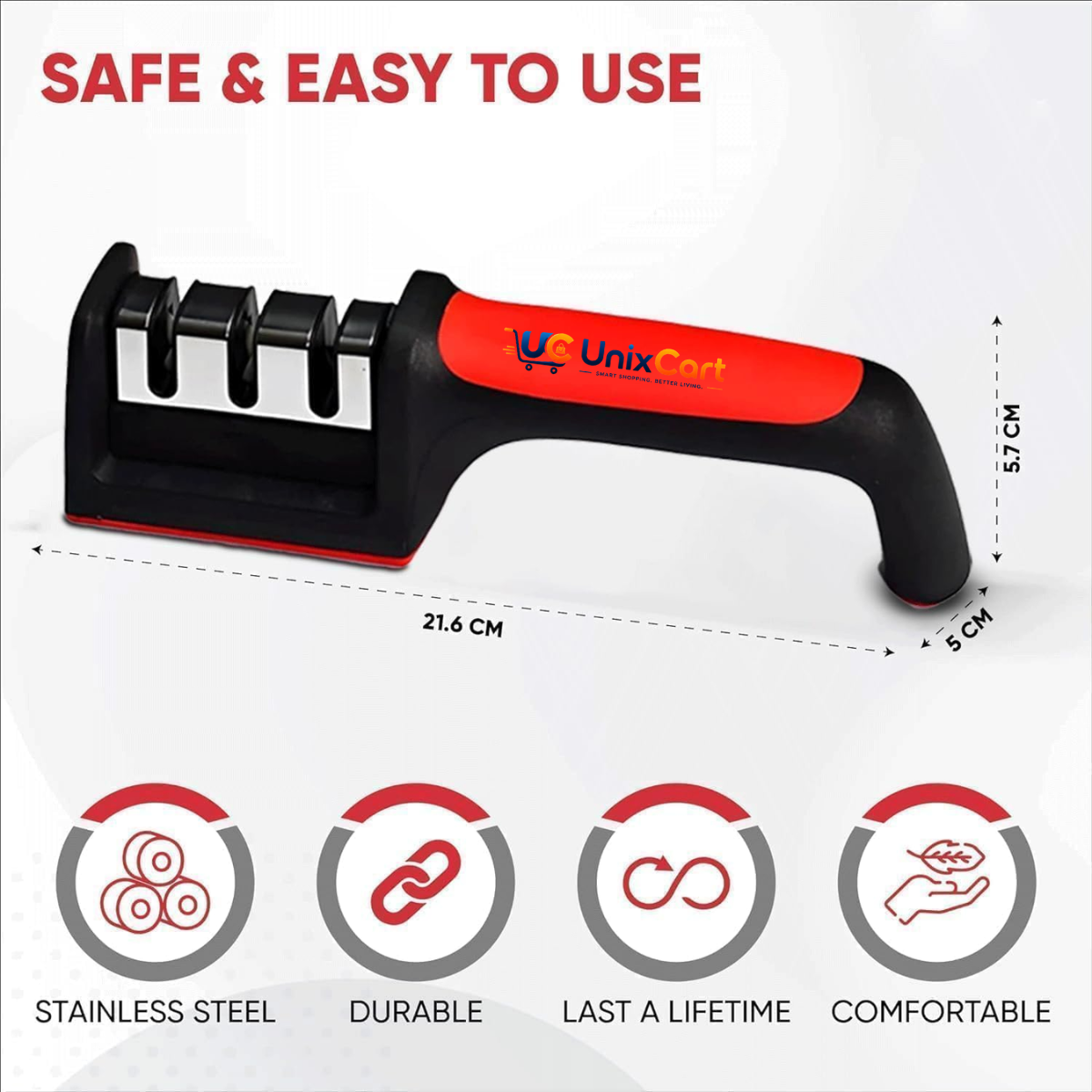 Kitchen knife sharpening tool manual design