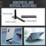 Adjustable phone stand attachment