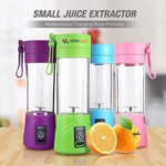 Portable juicer blender for fruit drinks