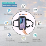 Universal waterproof mobile holder for scooter