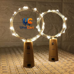 decorative LED bottle light for home decor