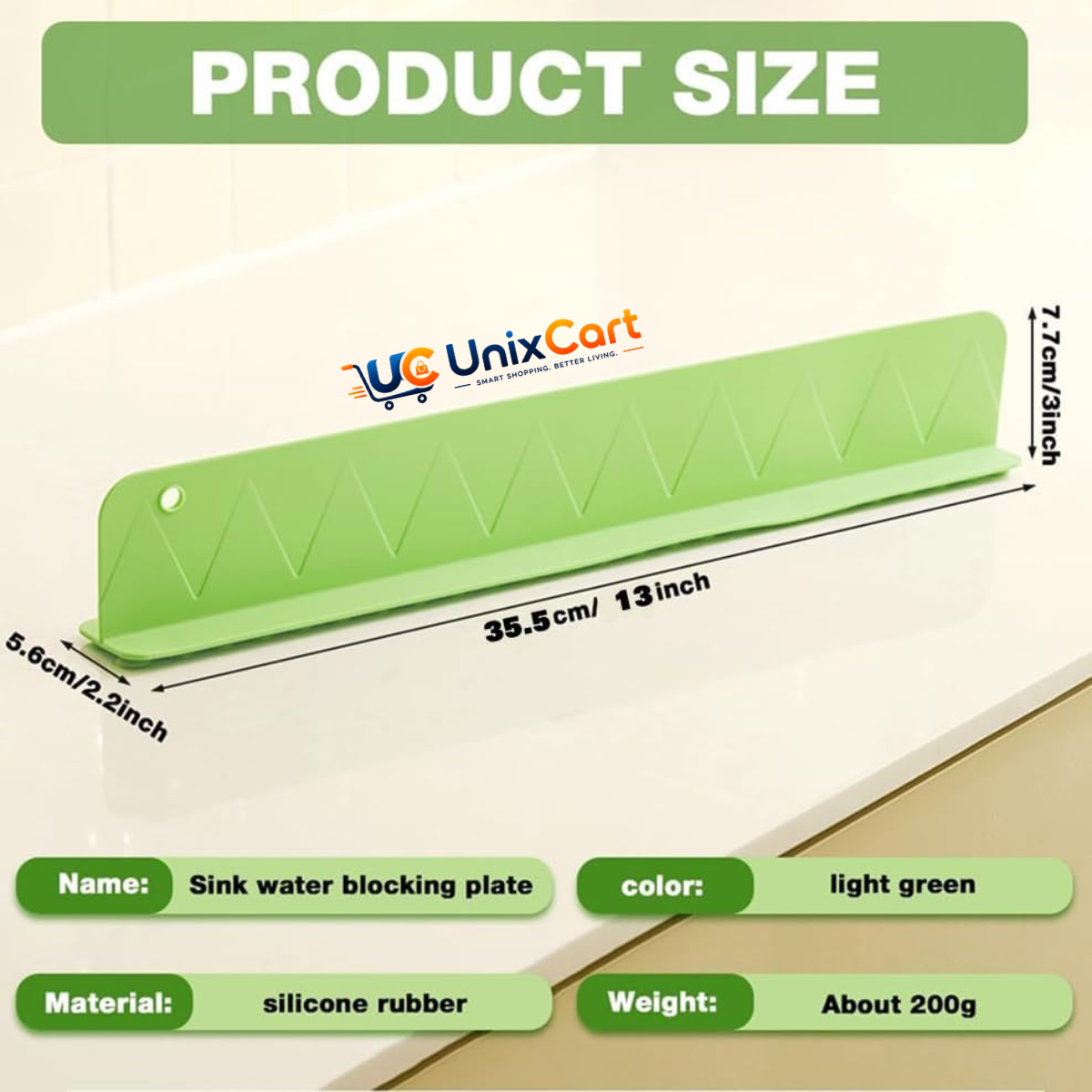 Kitchen sink splash protector with suction cups