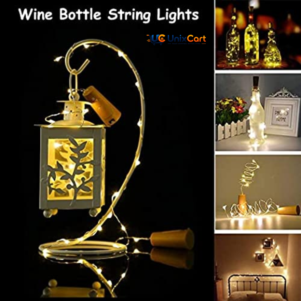 DIY wine bottle LED decoration light