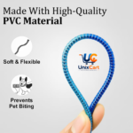 Flexible spiral cable protector sleeve