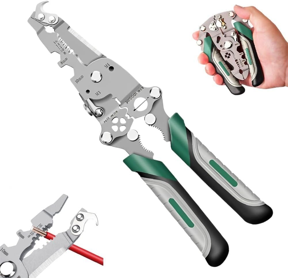 18 In 1 Foldable Wire Stripper Tool: 1 Best Multi-Pliers Kit