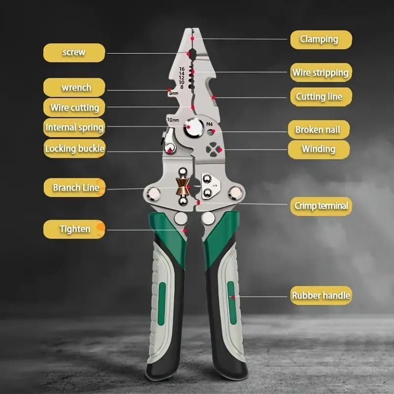 multifunctional foldable electrician hand tool