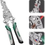 Crimping function of the wire stripper tool in use