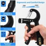 adjustable hand gripper with repetition counter