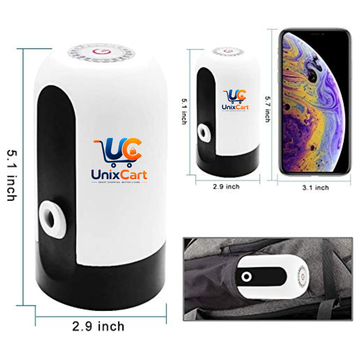 Portable wireless water dispenser pump for office