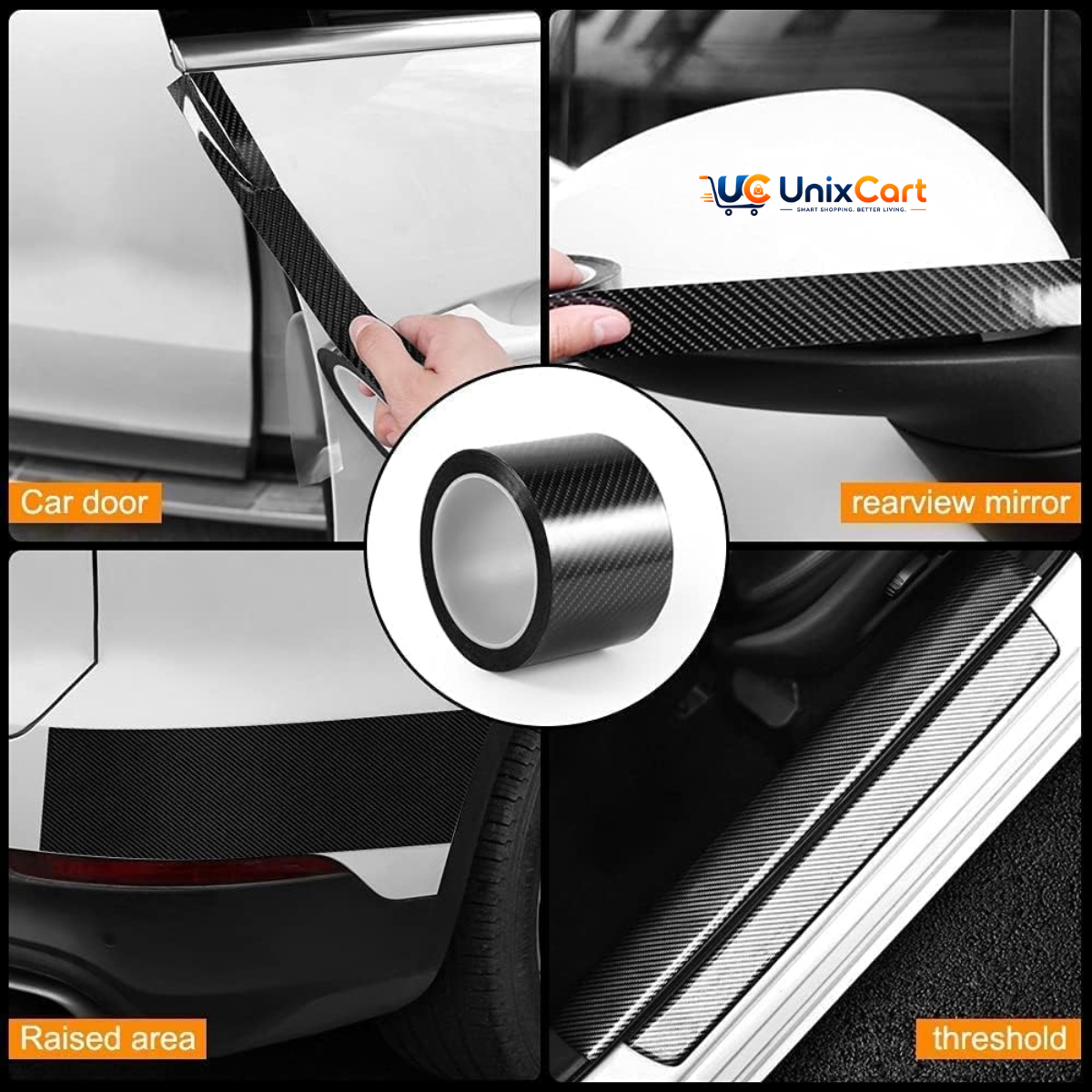 Self adhesive carbon fiber protection tape for car
